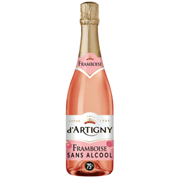 D'ARTIGNY Boisson Effervescente Sans Alcool Saveur Framboise