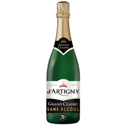 D'ARTIGNY Boisson à Base de Vin Désalcoolisé Grand Classic Sans Alcool
