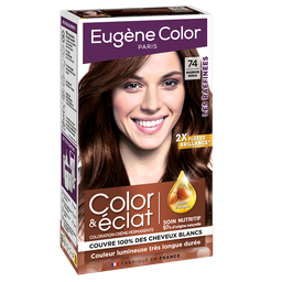 EUGENE COLOR Permanente 74 Castanho Moka Ultra Brilhante Les Raffinées 115 ml