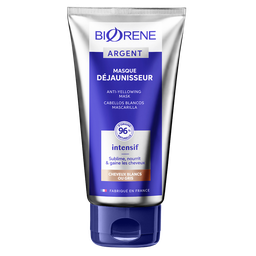 BIORENE Masque déjaunisseur pour cheveux gris ou blancs 150 ml