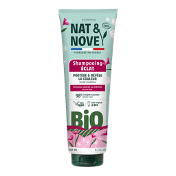 NAT&NOVE Shampoing Éclat pour Cheveux colorés ou méchés Figue Bio BIO
