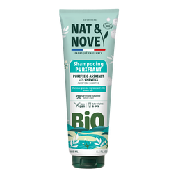 NAT&NOVE Shampoing Purifiant pour Cheveux gras Ortie Bio BIO
