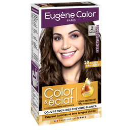 EUGENE COLOR Permanent Hair Color 2 Chestnut Argan Oil 115 ml
