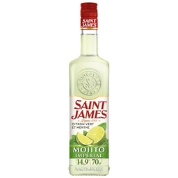 SAINT JAMES Cocktail mojito imperial à base de rhum agricole SAINT JAMES
