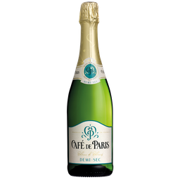 CAFE DE PARIS Vin mousseux 1/2 sec 75 cl