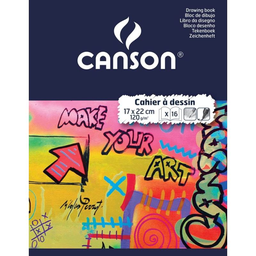 CANSON Cah Dessin 16P 17X22