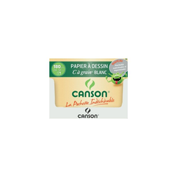 CANSON Papel de desenho 12 folhas 24x32 cm