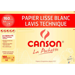 CANSON Papel de Desenho Técnico A4 160g