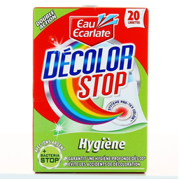 EAU ECARLATE Décolor Hygiène 20 Wipes