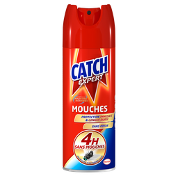 CATCH Insecticide barrière anti-mouches 4 heures - aérosol de 400ml