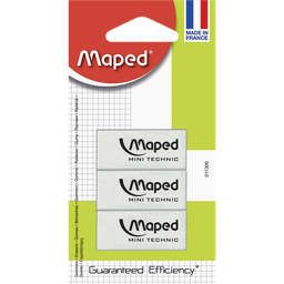 MAPED Gomme Technic mini 3 unités