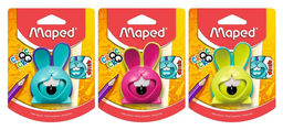 MAPED Taille-crayon 1 trou avec réservoir Croc croc