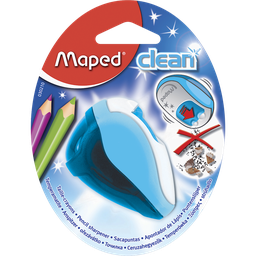 MAPED Taille-crayons Clean 2 trous avec réserve rose