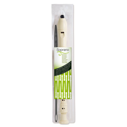 MAPED Flûte à Bec Soprano Doigté Moderne avec Écouvillon et Rangement, La flûte