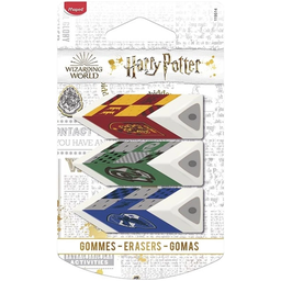 MAPED Borracha pirâmide Harry Potter, o lote de 3 borrachas