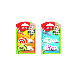 MAPED 2 Mini Gommes Fun Animo