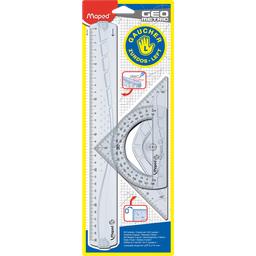 MAPED Kit Tracage Geometric 3 pièces Gaucher