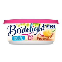 BRIDELIGHT Beurre allégé doux 15% MG