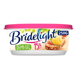 BRIDELIGHT Beurre allégé demi-sel 15% MG