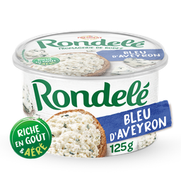 PRESIDENT Rondelé fromage à pâte persillée au bleu 125g