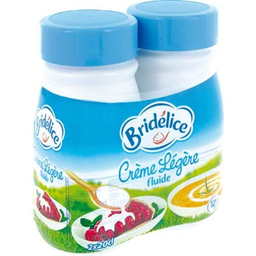 BRIDELICE Creme Legere Fluide 12% Mg Uht 2x20 cl