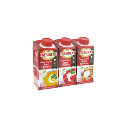 PRESIDENT crème entière 30%Mg 3X20cl