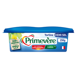 PRIMEVERE Matière grasse à tartiner demi sel 55%MG 250 g