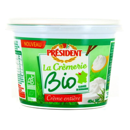 PRESIDENT psdt crème fr BIO 40cl