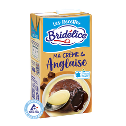 BRIDELICE Crème anglaise saveur vanille UHT 50 cl
