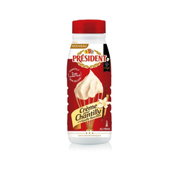 PRESIDENT psdt crème UHT vanille 34% 50cl