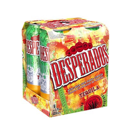 DESPERADOS pack boîte biere 5.9° 4X50cl