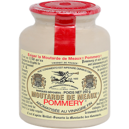POMMERY Moutarde de Meaux grès et bouchon plastique de 250 g
