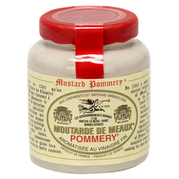 POMMERY Moutarde de Meaux grès et bouchon plastique de 100 g