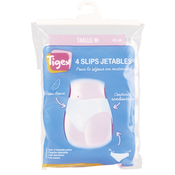 TIGEX Disposable Maternity Briefs Size M T42-44 (pack of 4)