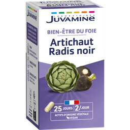 JUVAMINE Suplemento alimentar alcachofra rábano negro Digestão 50 cápsulas 16 g