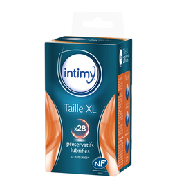 INTIMY Préservatifs Taille XL Lubrifié