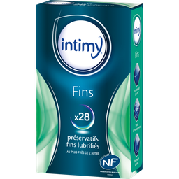 INTIMY Préservatifs Fins Lubrifiés