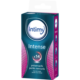 INTIMY Préservatifs Intense Micro-perles Nervurés