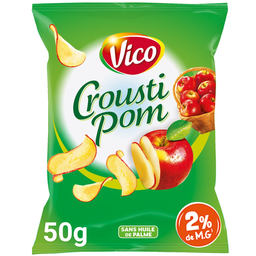 VICO Frutos secos rodajas de manzana cocidas 50 g