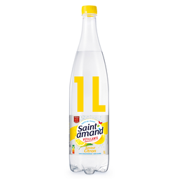 SAINT AMAND Eau Minérale Naturelle Pétillante Aromatisée Citron SAINT AMAND