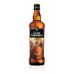 CLAN CAMPBELL whisky dark scotch blended 40%: la bouteille de 70cl