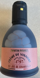 MARTIN POURET Creme de vinagre à moda antiga com sumo de arando 180 g