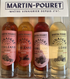 MARTIN POURET Conjunto descoberta vinagres 4 x 10 cl