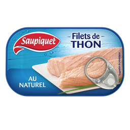 SAUPIQUET Filetes de atum ao natural 81 g