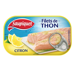 SAUPIQUET Filetes de atum com limão 115 g