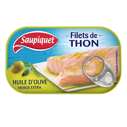 SAUPIQUET Filetes de atum em azeite virgem extra 81 g