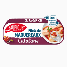 SAUPIQUET Mackerel fillets Catalan style 169 g