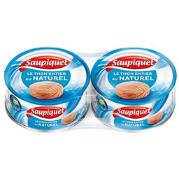 SAUPIQUET Natural Tuna 2X133g