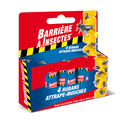 BARRIERE A INSECTES® Fita Apanha-Moscas 4 rolos
