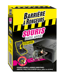 BARRIERE A RONGEURS Mouse bait station refillable, key included